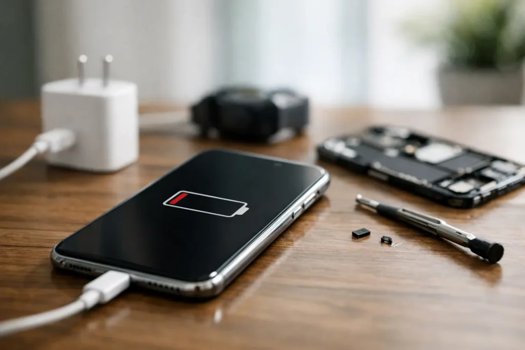 Phone Battery Drains Fast Repair Causes
